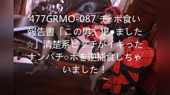 477GRMO-087 チ○ポ食い報告書「この男、犯●ました☆」清楚系ビッチがイキったナンパチ○ポを逆捕食しちゃいました！