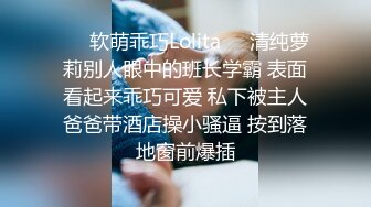 ❤️软萌乖巧Lolita❤️清纯萝莉别人眼中的班长学霸 表面看起来乖巧可爱 私下被主人爸爸带酒店操小骚逼 按到落地窗前爆插