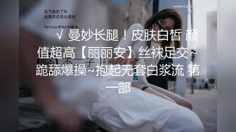 ❤️√ 曼妙长腿！皮肤白皙 颜值超高【丽丽安】丝袜足交~跪舔爆操~抱起无套白浆流 第一部