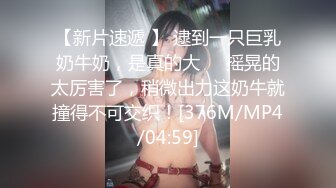 【新片速遞 】 逮到一只巨乳奶牛奶，是真的大❤️摇晃的太厉害了，稍微出力这奶牛就撞得不可交织！[376M/MP4/04:59]