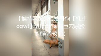 【推特网黄】短发母狗【YLdogwt】乳汁3P深渊巨穴尿脸狗链调教 (1)