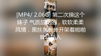 [MP4/ 2.06G] 第二次操这个妹子 气质甜甜的，软软柔柔风情，黑丝美腿分开架着啪啪耸动插入